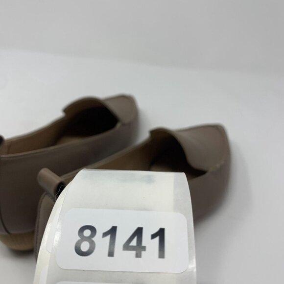 Journee Collection Maggs 005493 Loafers Women's 9 Taupe Leather Pointed Toe 8141 - Picture 10 of 10